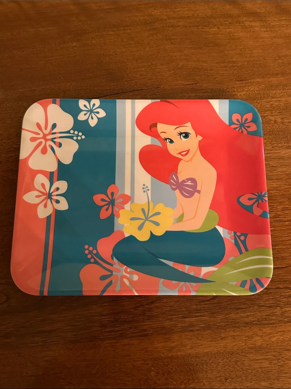 Disney White Embossed Logo Plate
